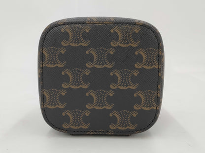 CELINE Triomphe Mini Vanity Bag with Strap