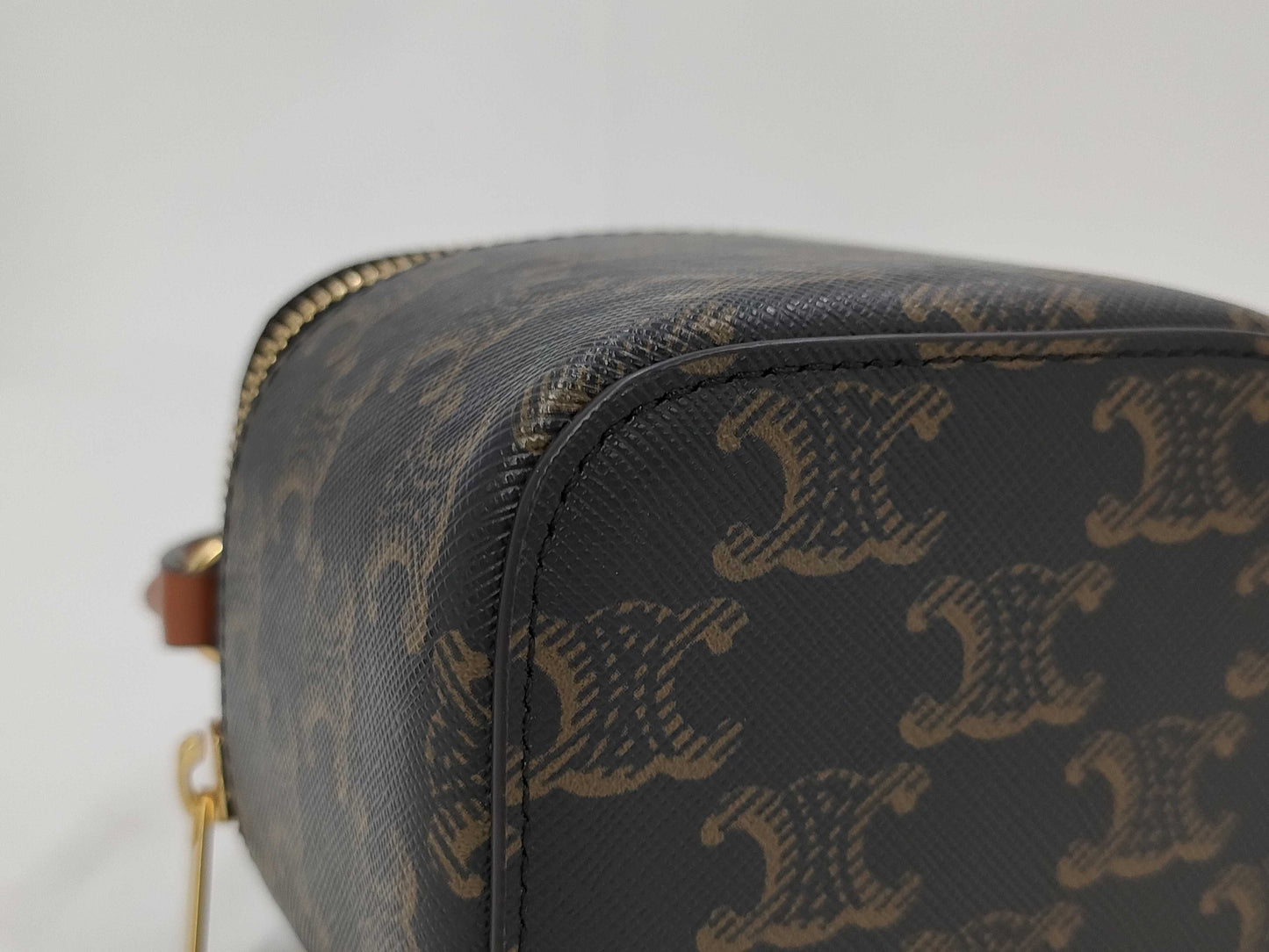 CELINE Triomphe Mini Vanity Bag with Strap