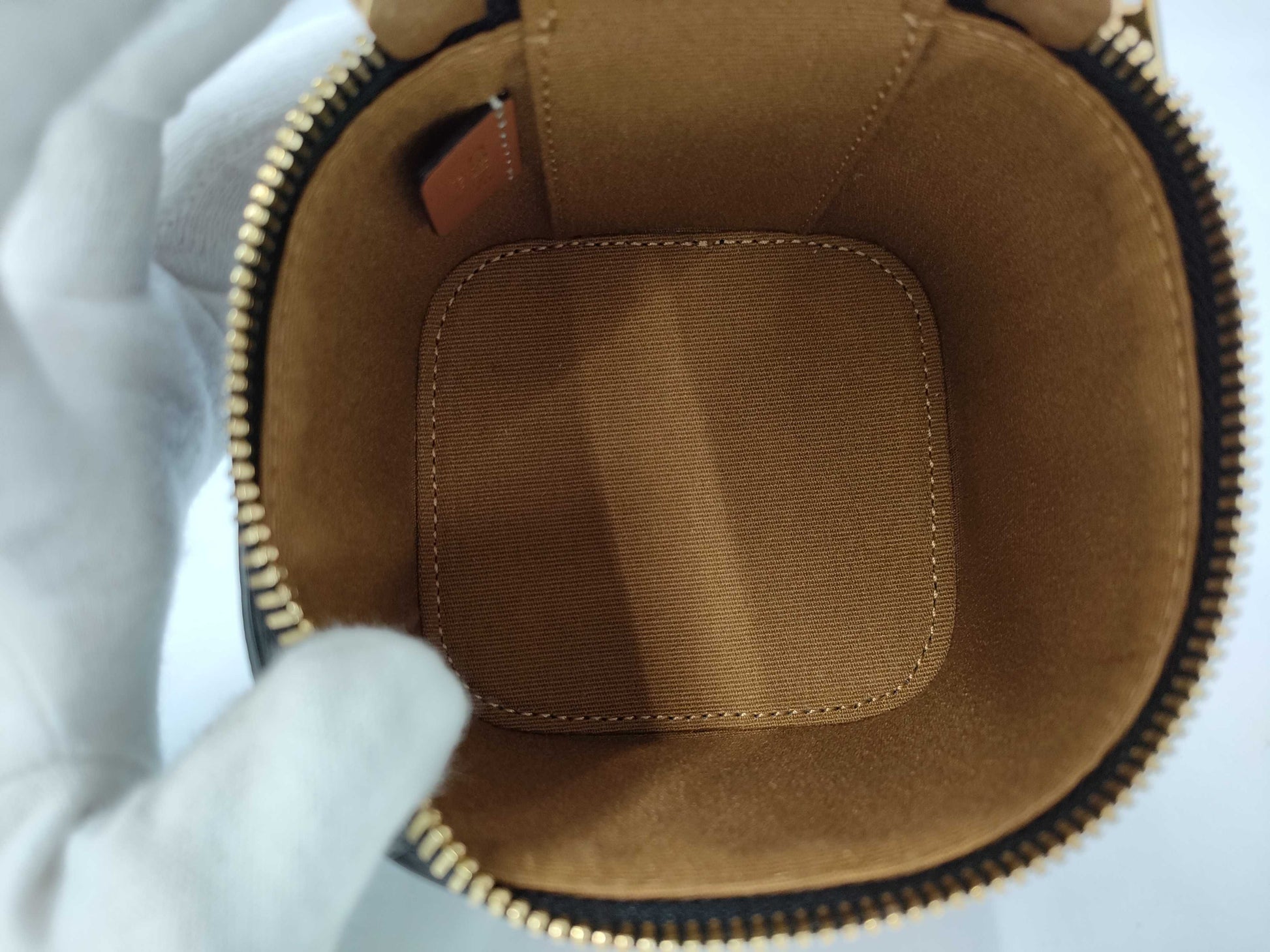 CELINE Triomphe Mini Vanity Bag with Strap