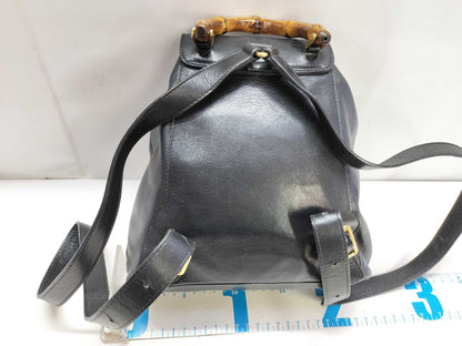 GUCCI Bamboo Backpack Black