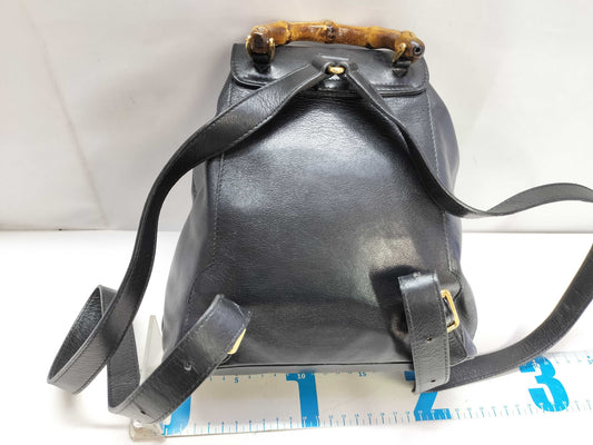 GUCCI Bamboo Backpack Black