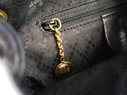 GUCCI Bamboo Backpack Black