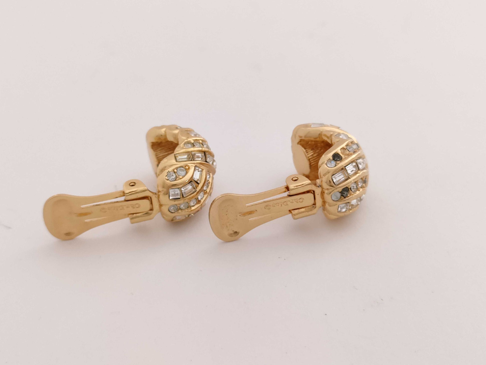 Dior Rhinestone Earrings