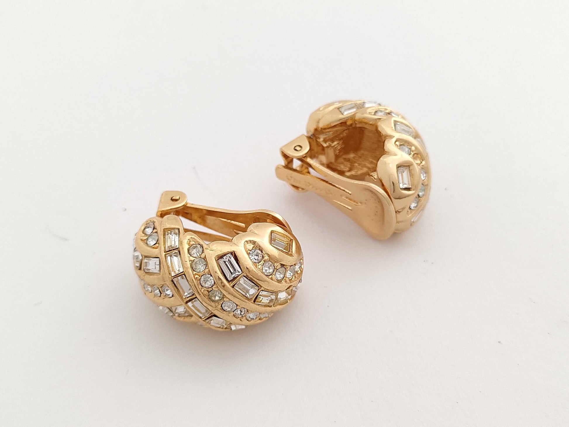 Dior Rhinestone Earrings