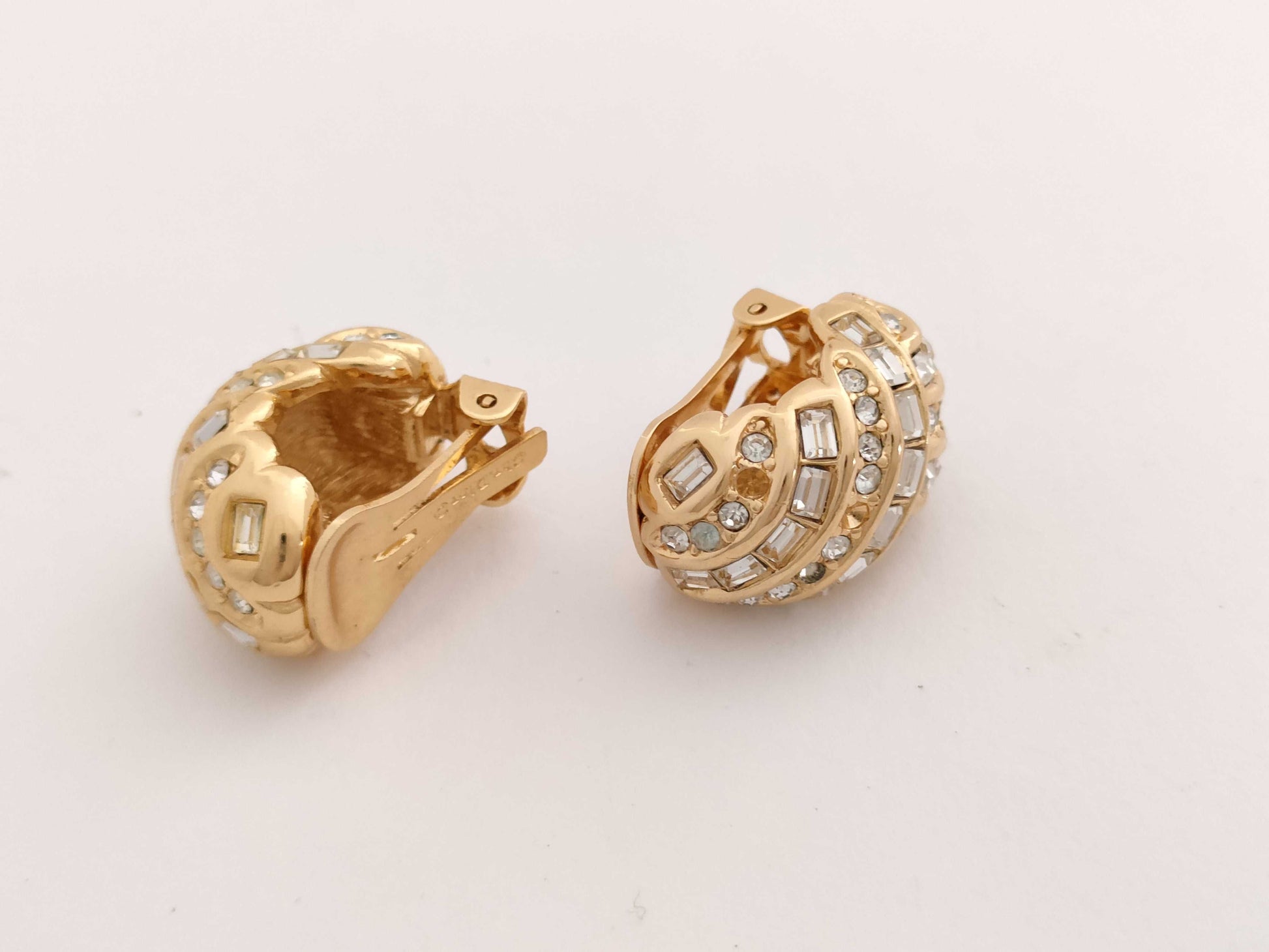 Dior Rhinestone Earrings