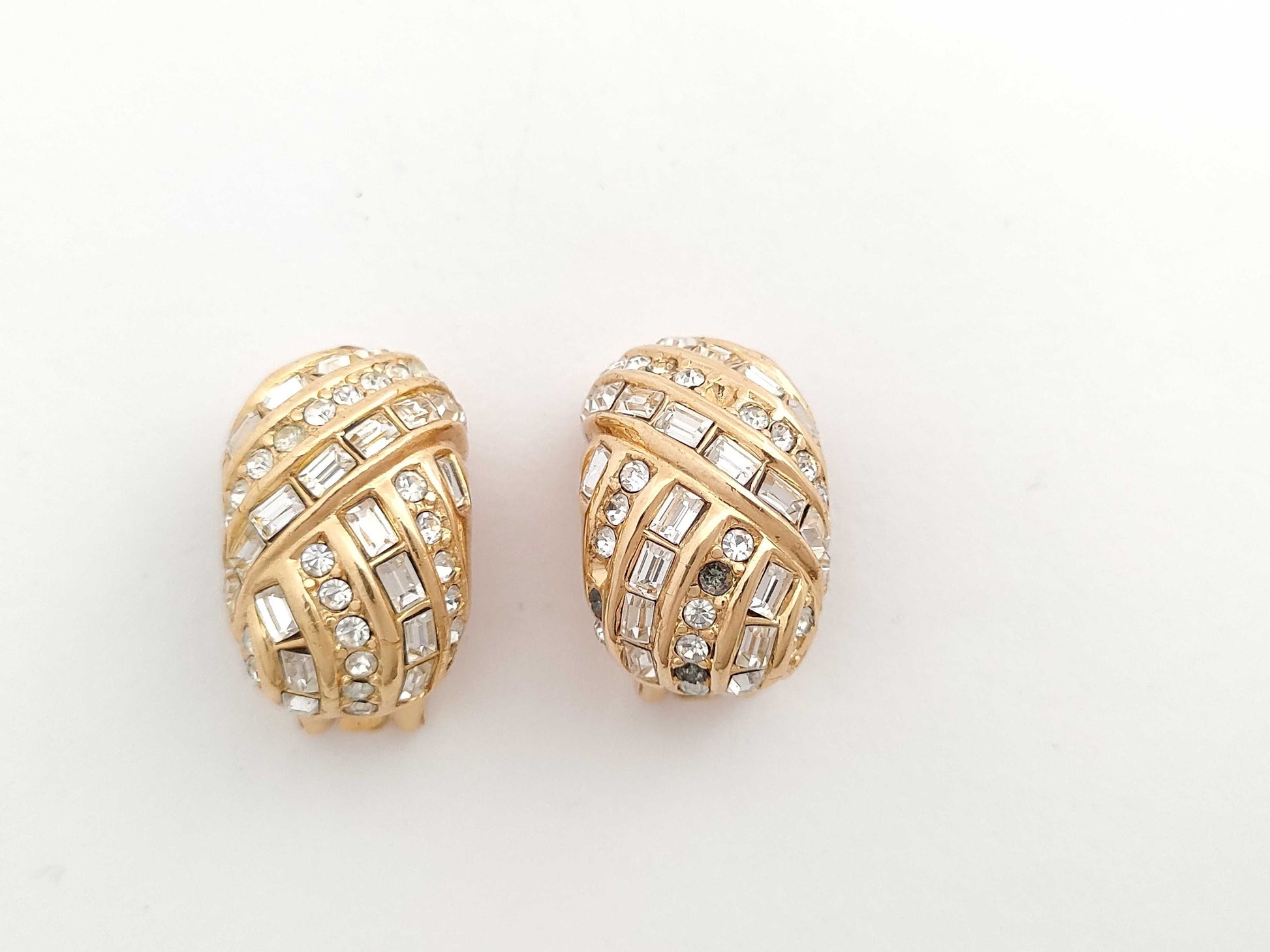Dior Rhinestone Earrings