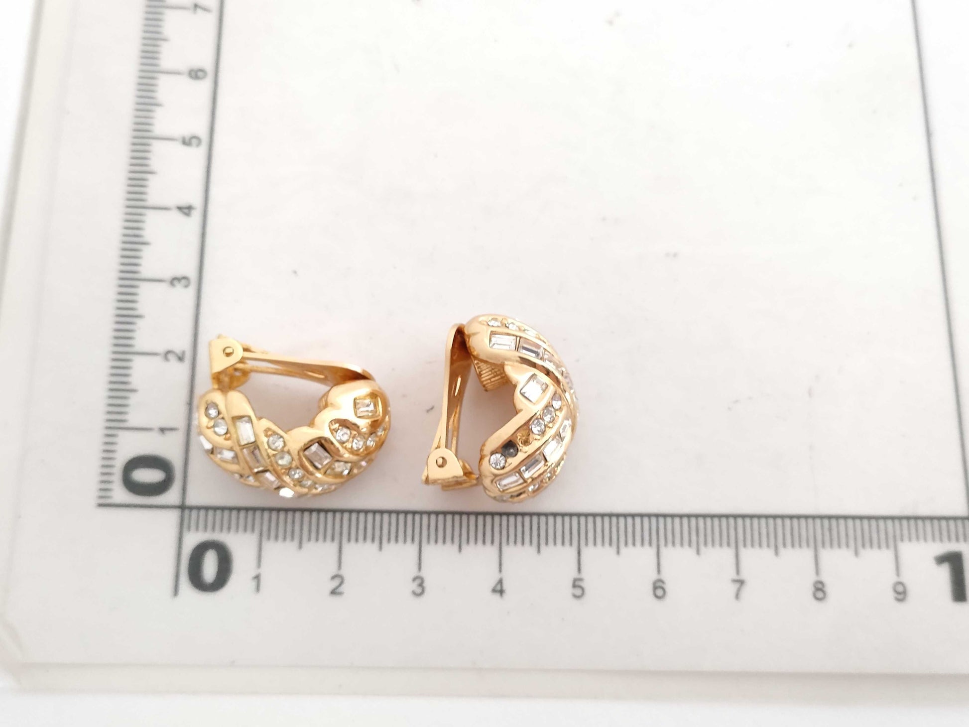 Dior Rhinestone Earrings