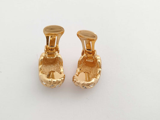 Dior Rhinestone Earrings