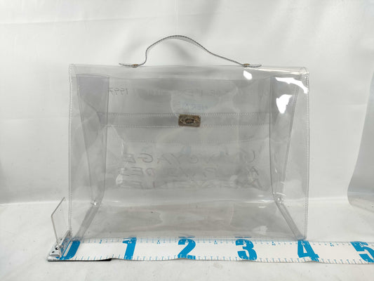 HERMES Kelly Kelly Vinyl Handbag