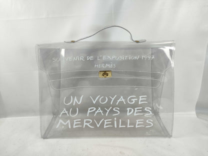 HERMES Kelly Kelly Vinyl Handbag