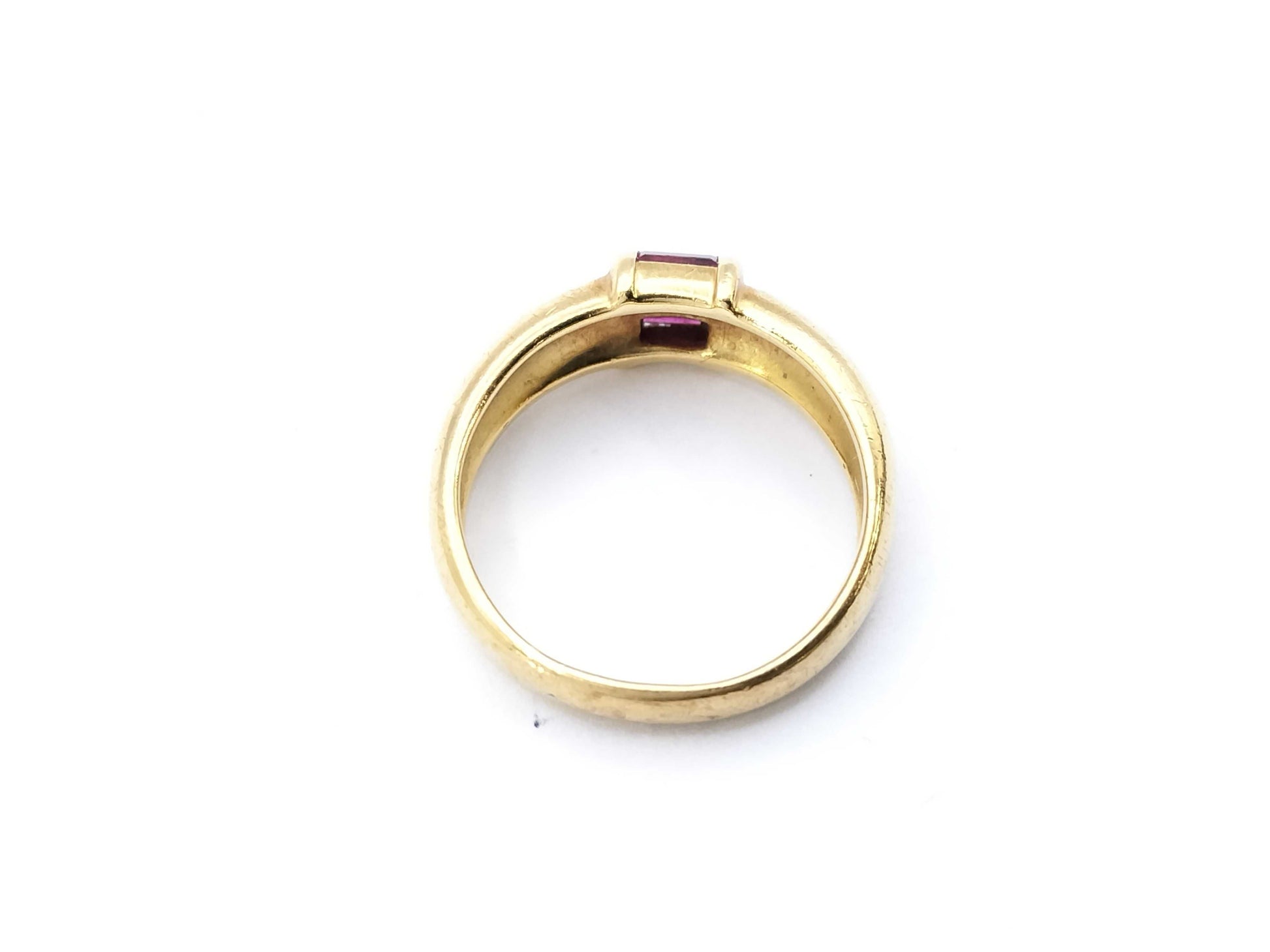 Tiffany & Co. Stacking Band, Ruby, Yellow Gold 750, 4.6g, Ring 