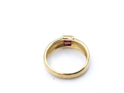 Tiffany & Co. Stacking Band, Ruby, Yellow Gold 750, 4.6g, Ring 