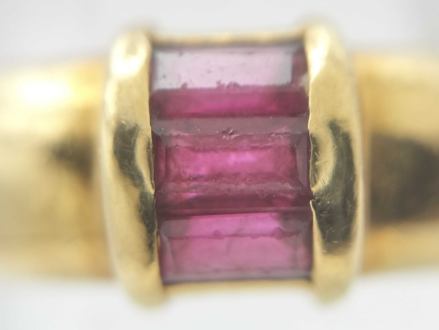 Tiffany & Co. Stacking Band, Ruby, Yellow Gold 750, 4.6g, Ring 