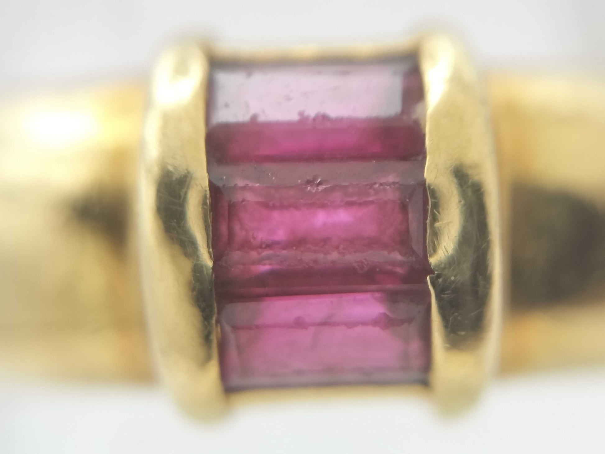 Tiffany & Co. Stacking Band, Ruby, Yellow Gold 750, 4.6g, Ring 