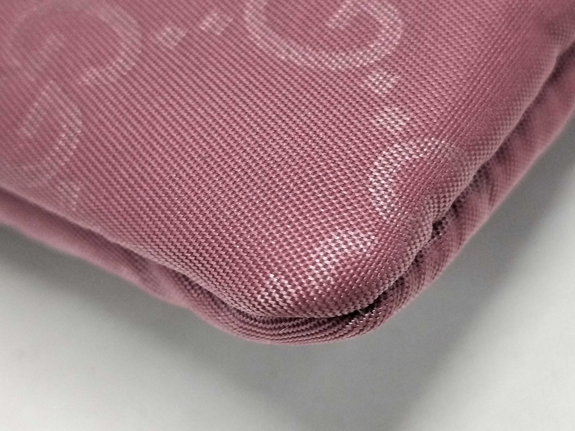 GUCCI GG Nylon Leather Pouch in Pink and Brown 