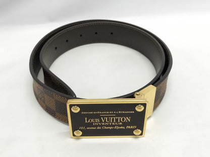 LOUIS VUITTON Damier Santur Inventour 85/34 M9677 CA3181 Belt