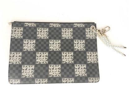LOUIS VUITTON N61232 Damier Graphite Louis Vuitton Clutch Bag