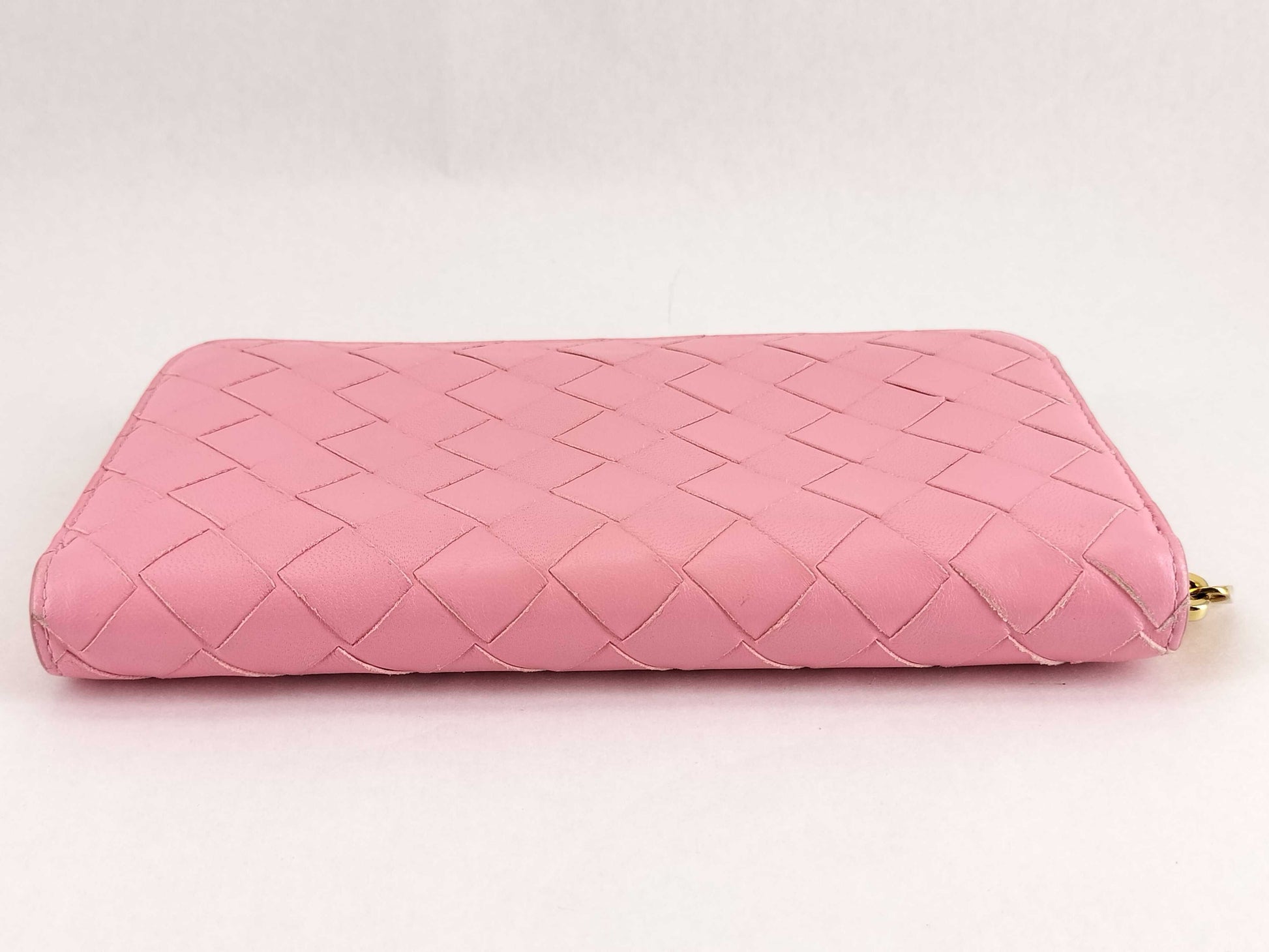 BOTTEGA VENETA Intrecciato Bottega Intrecciato Round Zip Wallet Accessories: Box, Dust Bag, Wallet