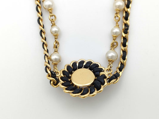 CHANEL Pearl Necklace F24K Necklace
