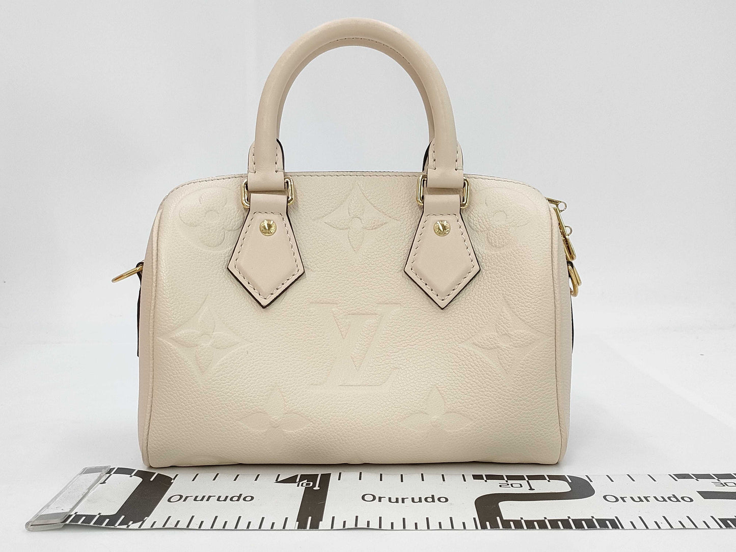 LOUIS VUITTON Empreinte Speedy Bandouliere 20 M58954 RFID Handbag Accessories: Strap, Key, Box