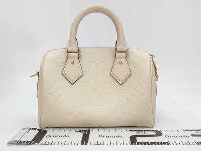 LOUIS VUITTON Empreinte Speedy Bandouliere 20 M58954 RFID Handbag Accessories: Strap, Key, Box
