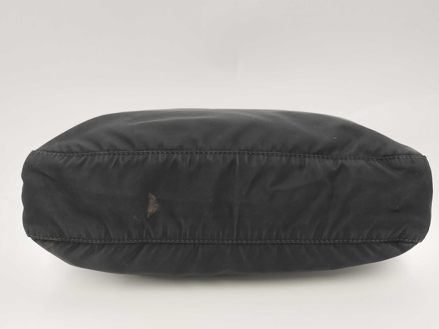 PRADA Prada Triangle Logo Black Shoulder Bag