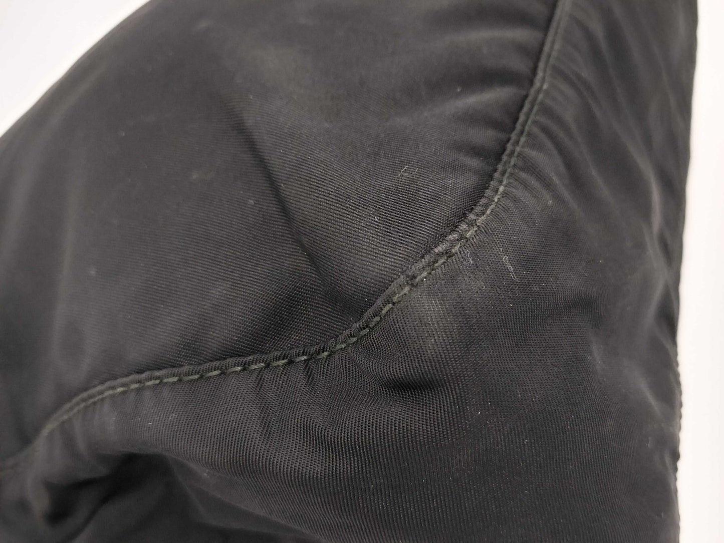 PRADA Prada Triangle Logo Black Shoulder Bag