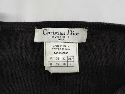 Dior Christian Dior Camisole Knit Black Size 38 Tops