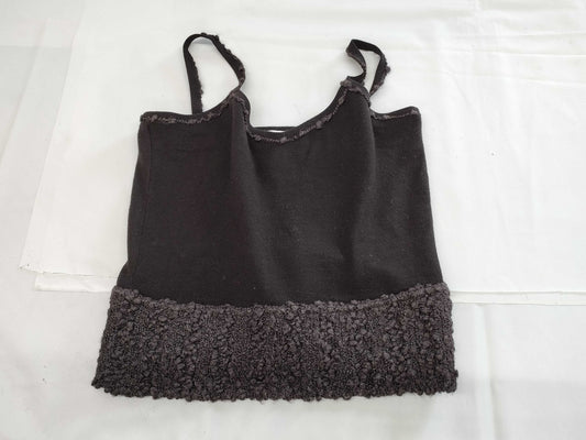 Dior Christian Dior Camisole Knit Black Size 38 Tops