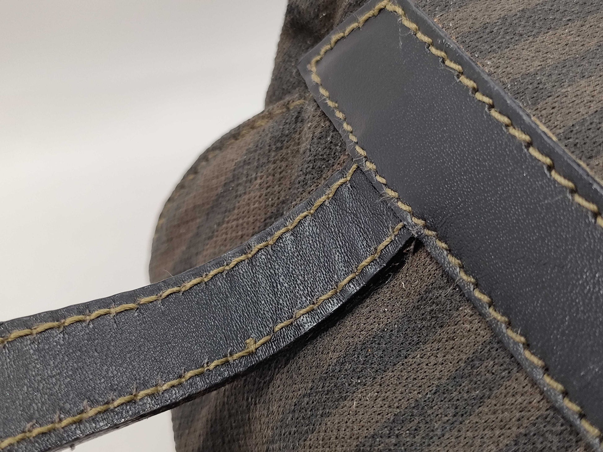 FENDI Mini Drawcord Striped Backpack