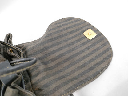 FENDI Mini Drawcord Striped Backpack