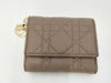 Dior Christian Dior Tri-fold Wallet Mini Wallet Cannage Charm Box Bag Wallet