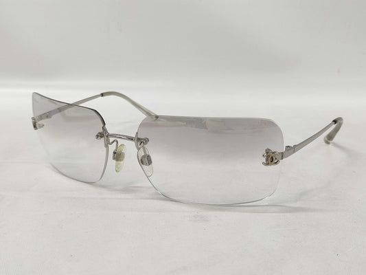  CHANEL Chanel Glasses Sunglasses Coco Mark Clear Sunglasses