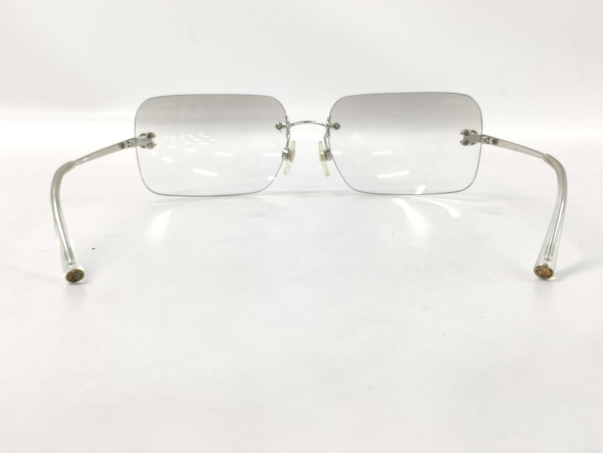  CHANEL Chanel Glasses Sunglasses Coco Mark Clear Sunglasses