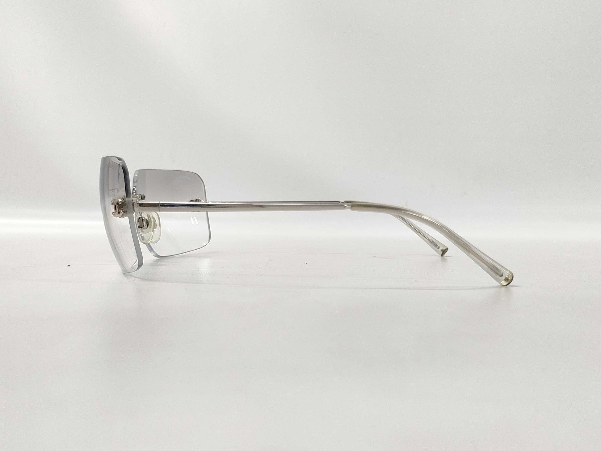  CHANEL Chanel Glasses Sunglasses Coco Mark Clear Sunglasses