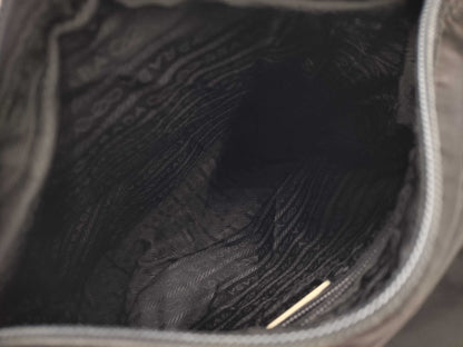 PRADA Prada Triangle Logo Black Shoulder Bag