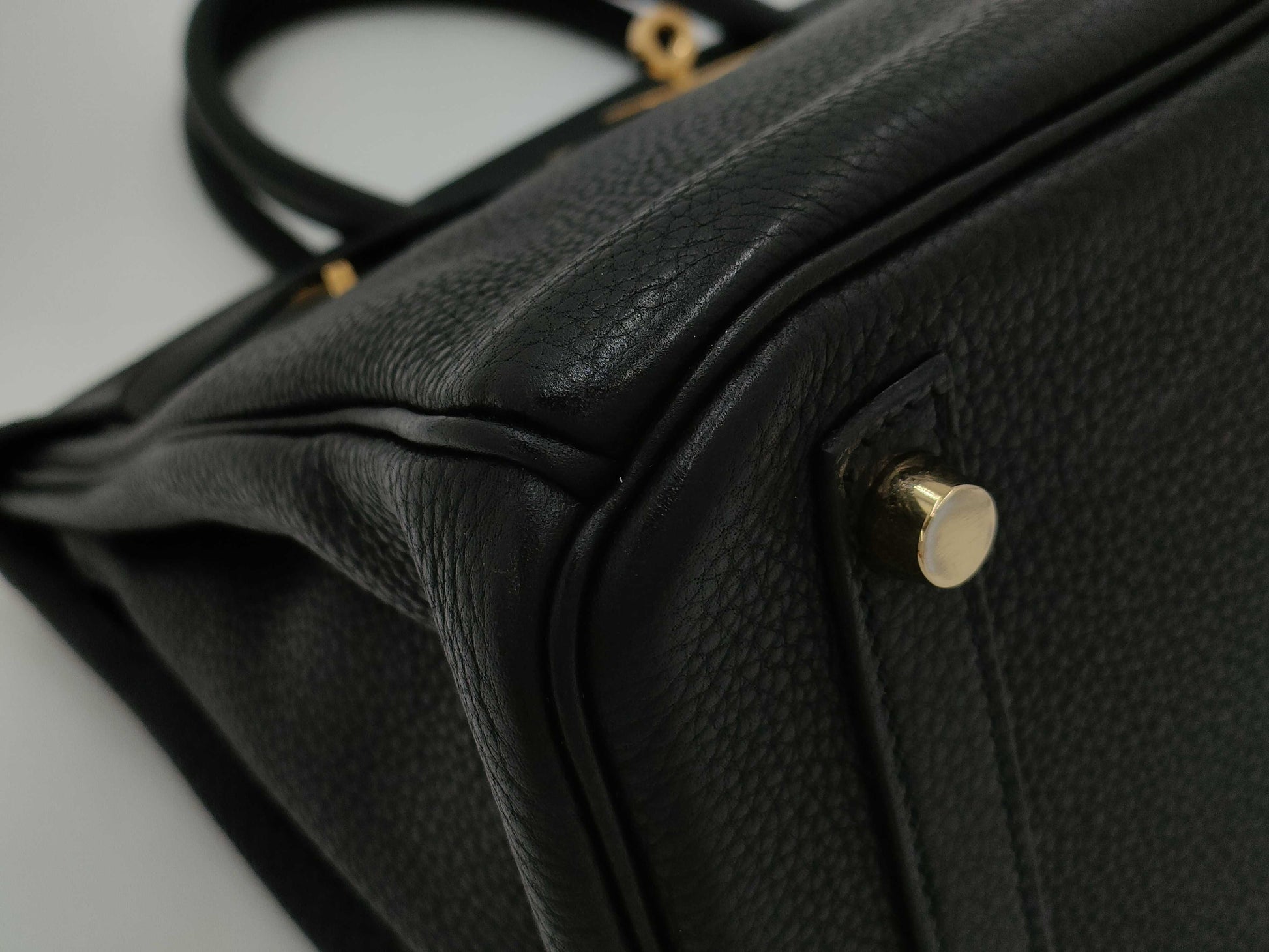 HERMES Birkin 30 Togo Black M Handbag
