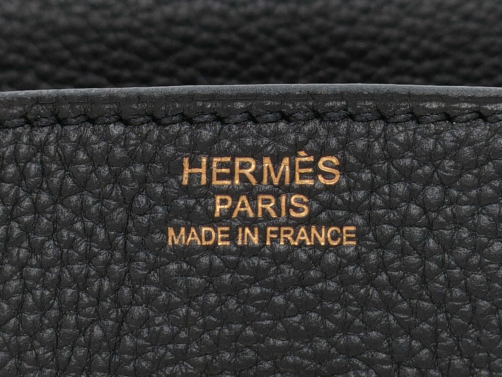 HERMES Birkin 30 Togo Black M Handbag