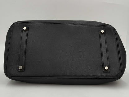 HERMES Birkin 35 Epsom Black F Handbag