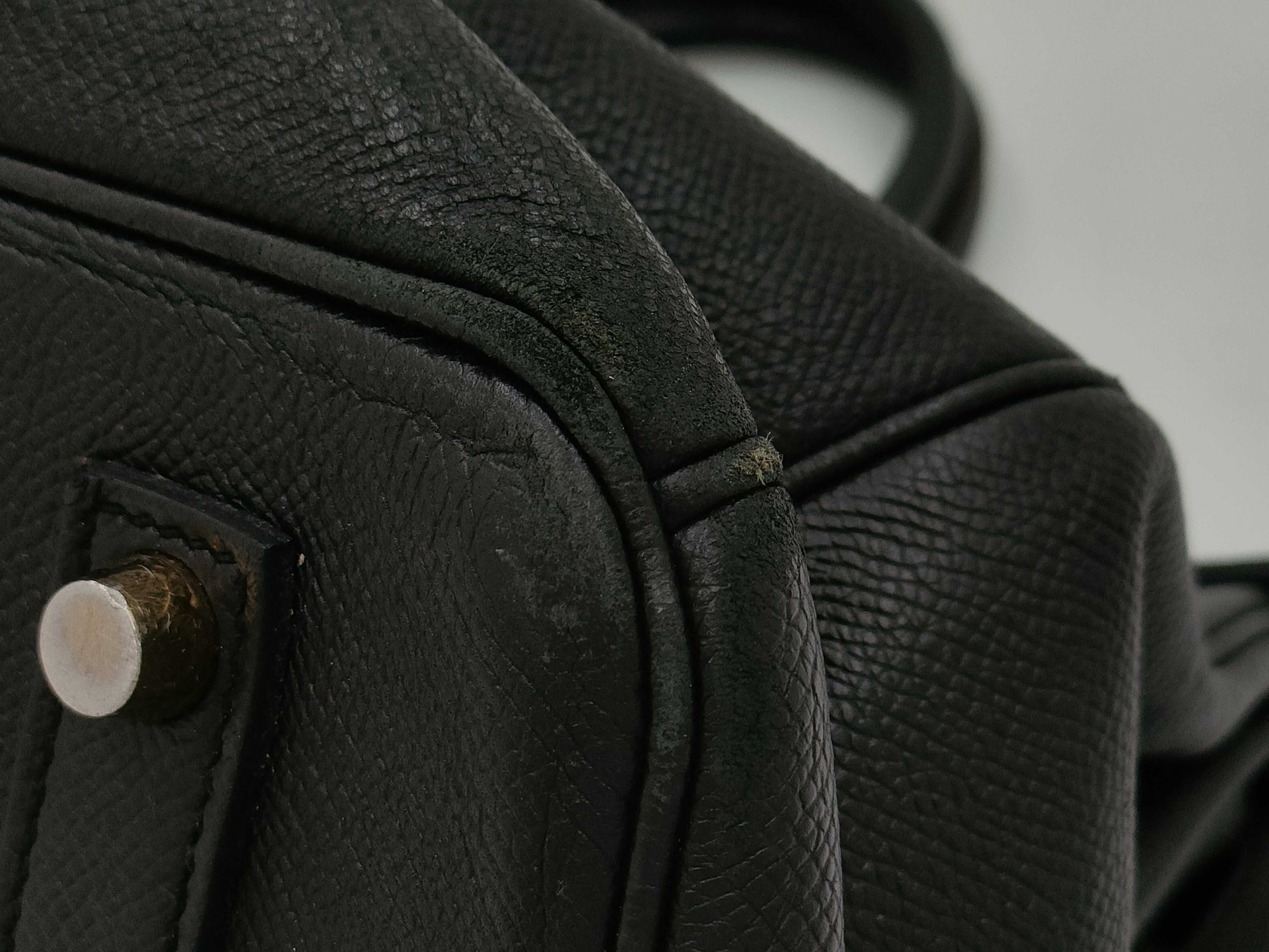 HERMES Birkin 35 Epsom Black F Handbag