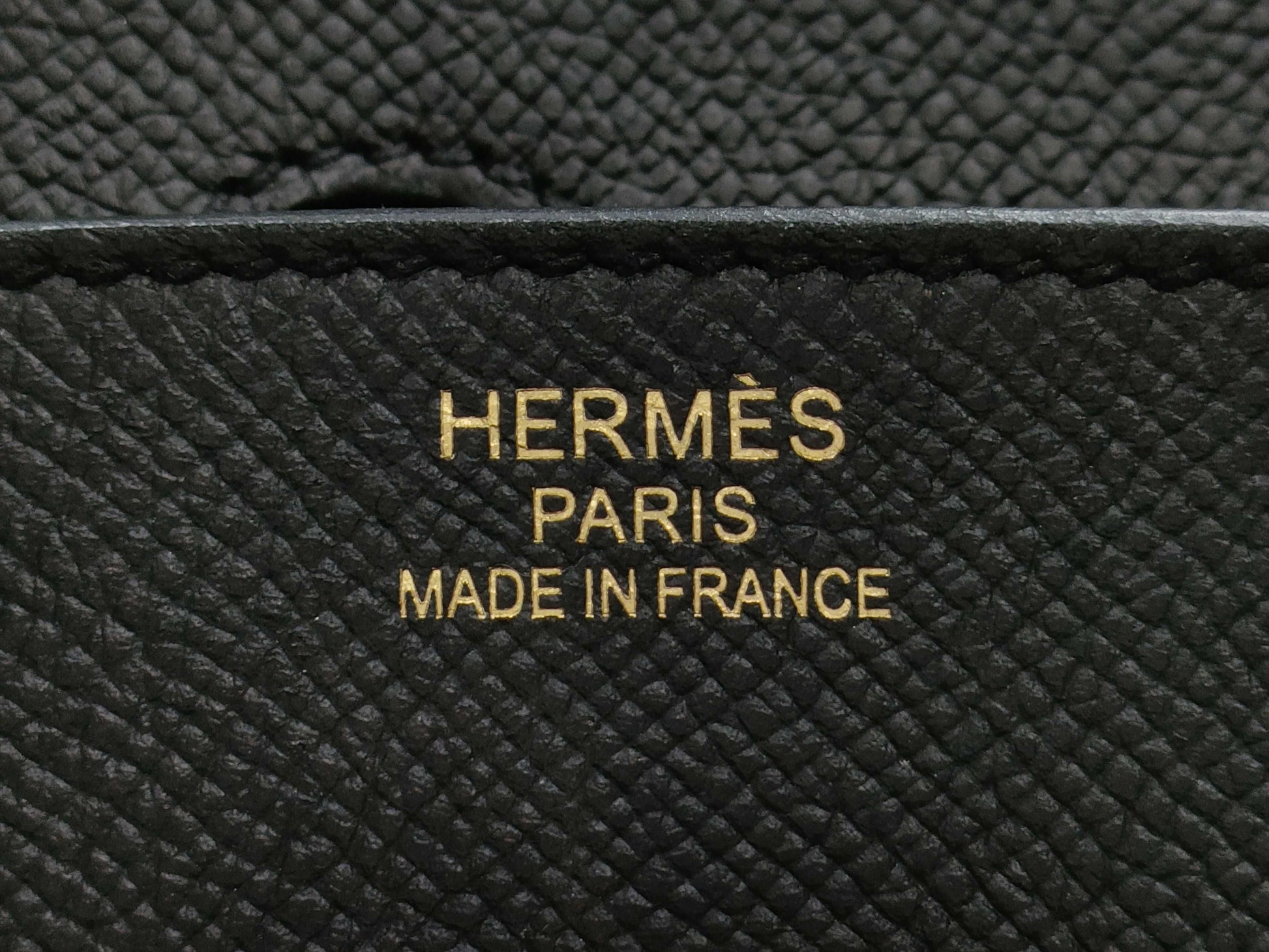 HERMES Birkin 35 Epsom Black F Handbag