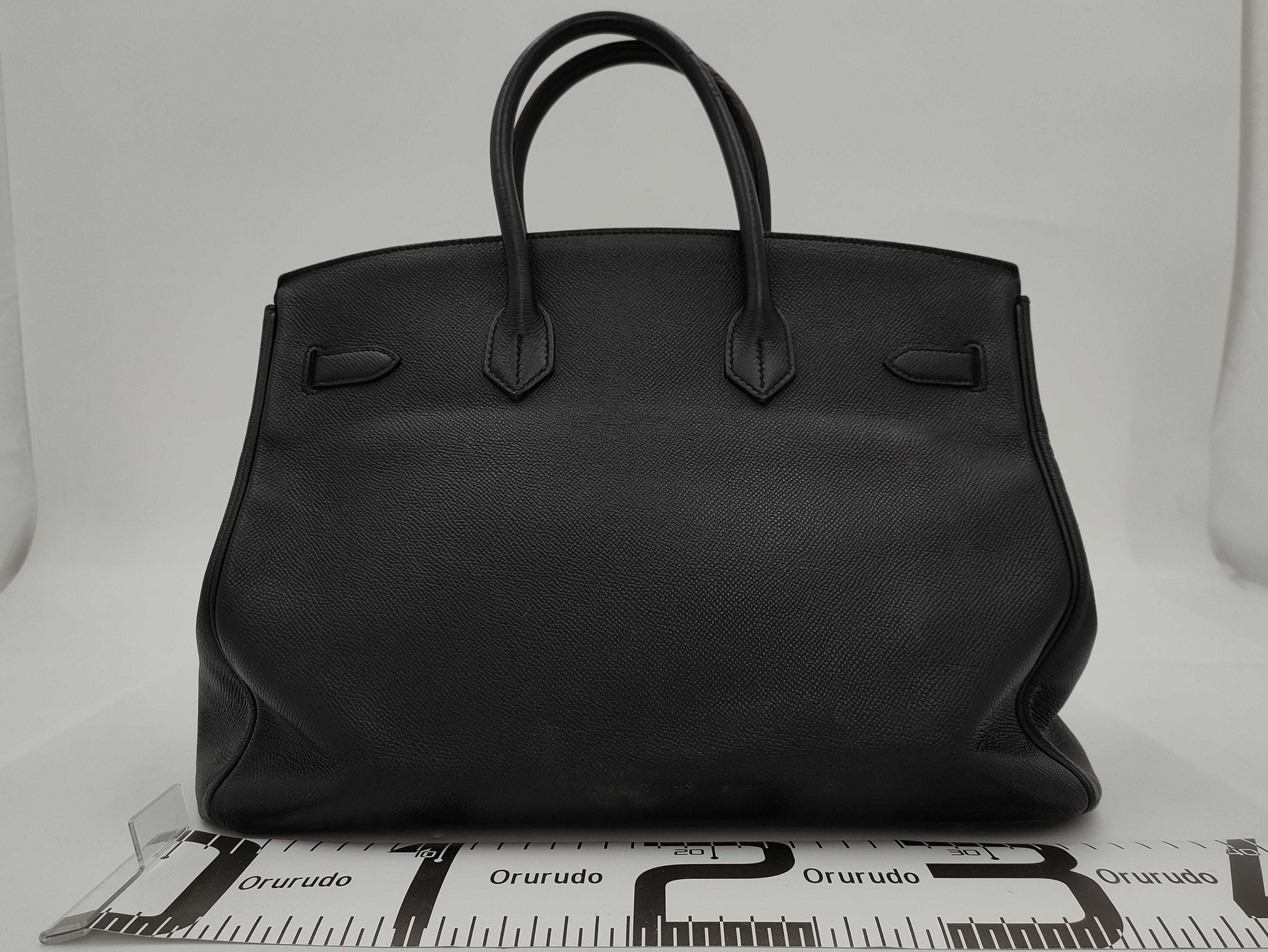 HERMES Birkin 35 Epsom Black F Handbag