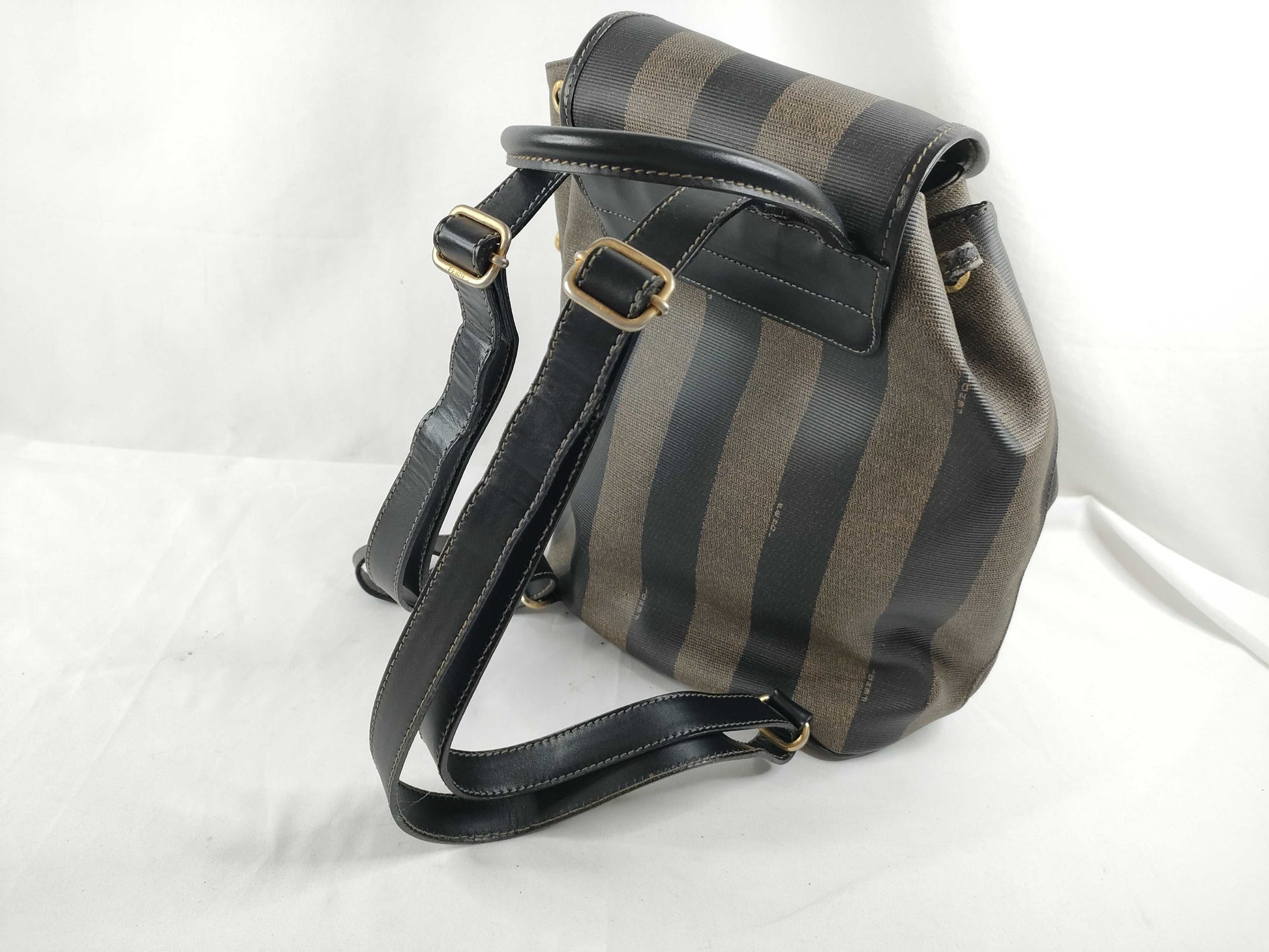 FENDI Pecan Pattern Fendi Pecan PVC Backpack