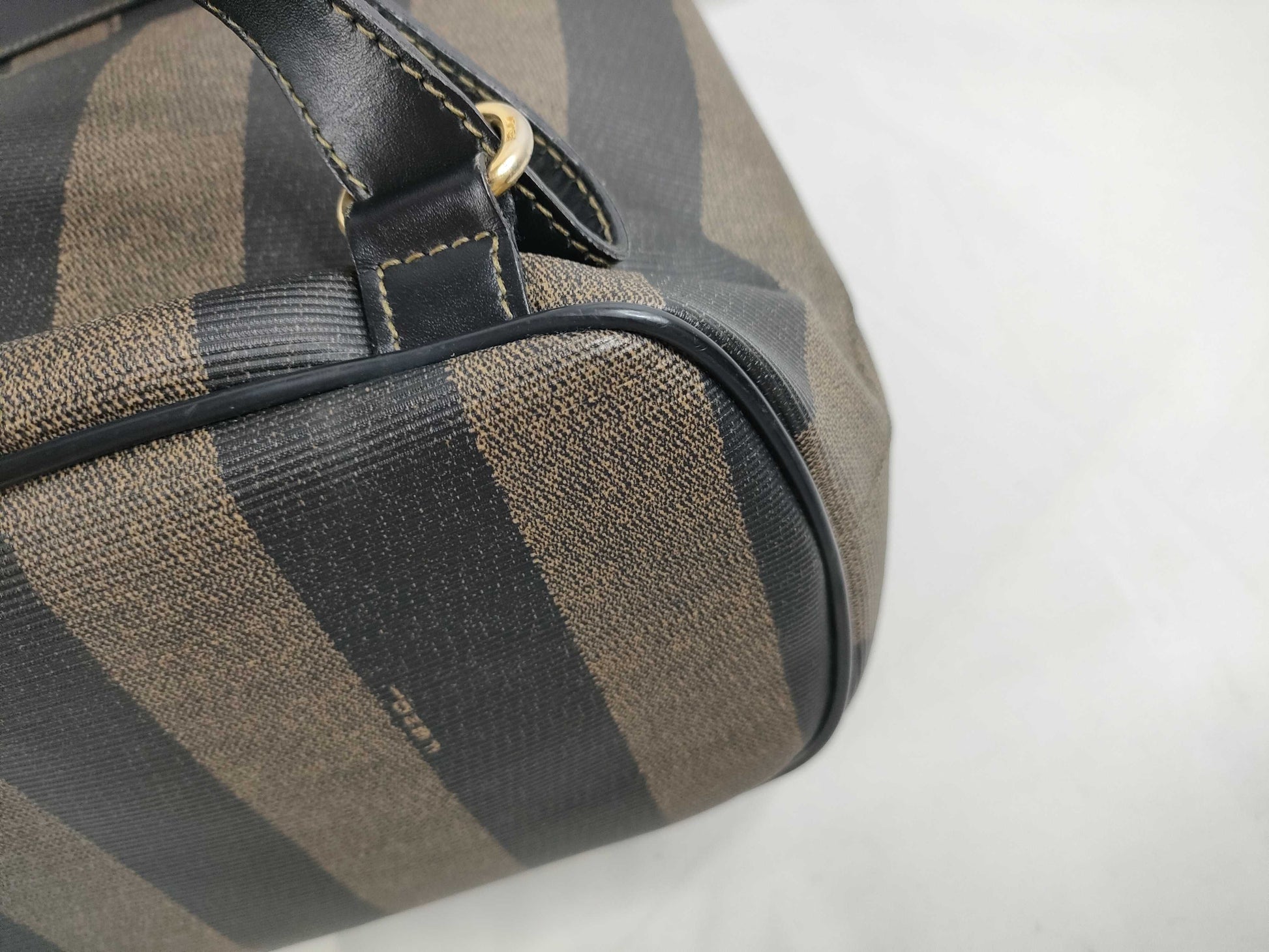 FENDI Pecan Pattern Fendi Pecan PVC Backpack
