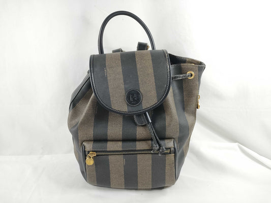 FENDI Pecan Pattern Fendi Pecan PVC Backpack