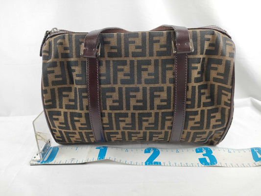 FENDI Zucca pattern mini Boston bag handbag