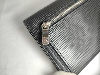 LOUIS VUITTON M58012 Epi Portefeuille Koala Black M58012 SR0095 Wallet