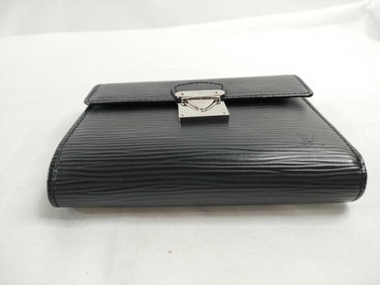 LOUIS VUITTON M58012 Epi Portefeuille Koala Black M58012 SR0095 Wallet