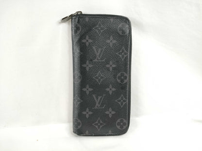 LOUIS VUITTON M62295 Vuitton Monogram Eclipse Zippy Wallet Vertical M62295 GI4189 Wallet
