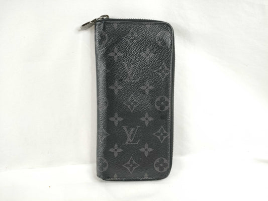 LOUIS VUITTON M62295 Vuitton Monogram Eclipse Zippy Wallet Vertical M62295 GI4189 Wallet